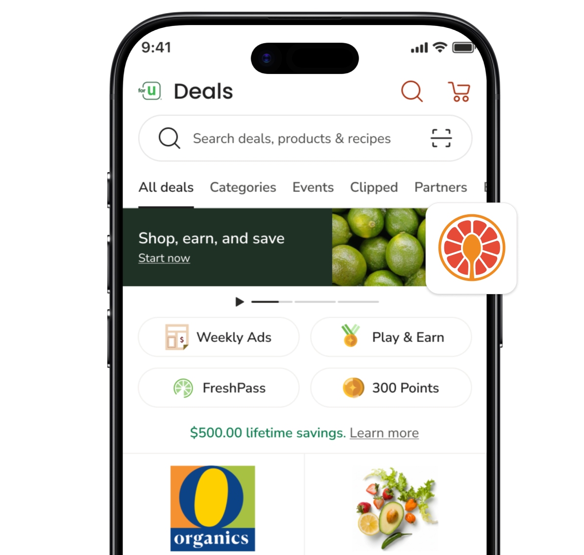 Market Street APP Deals Tab